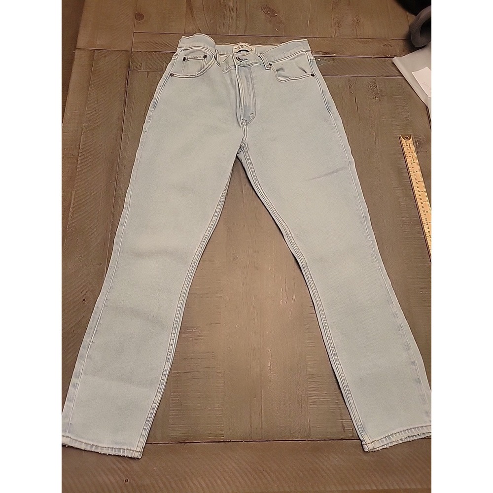 Abercrombie & Fitch Athletic Skinny Fit Jeans Light Faded 27x 25.5